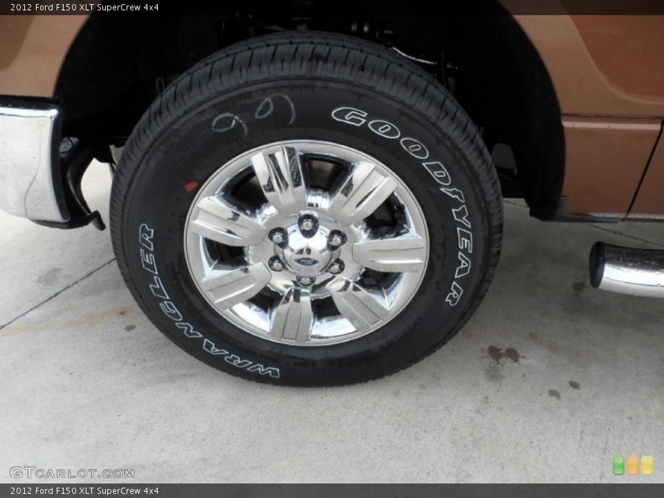 2012 Ford F150 XLT SuperCrew 4x4 Wheel and Tire Photo #58064275