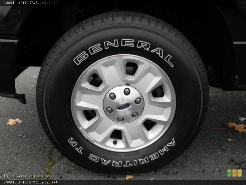 2009 Ford F150 STX SuperCab 4x4 Wheel and Tire Photo #58065181