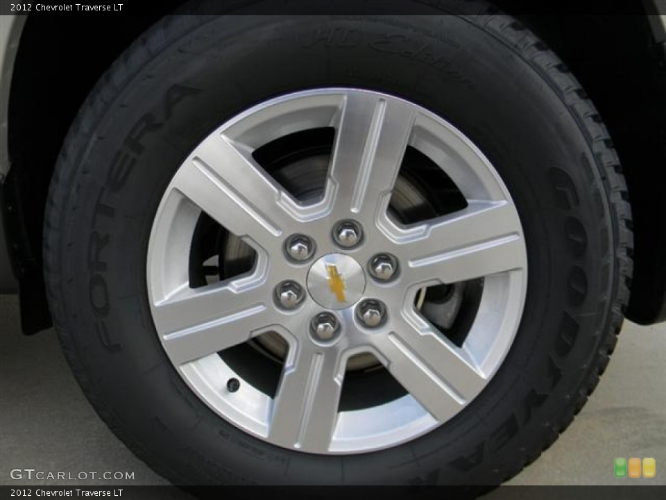 2012 Chevrolet Traverse LT Wheel and Tire Photo #58065591