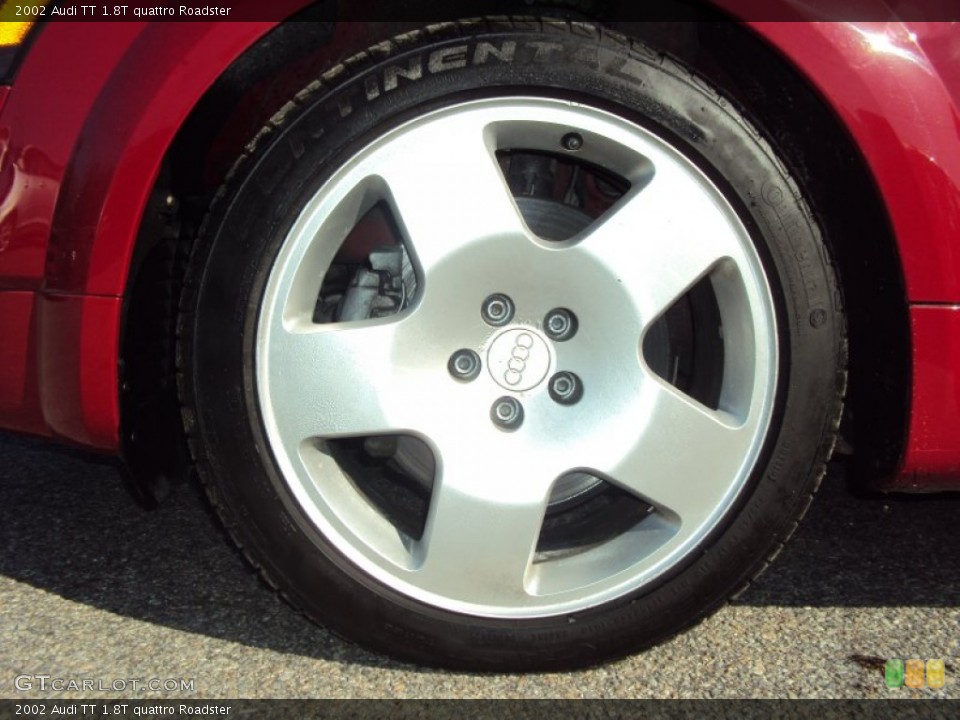 2002 Audi TT 1.8T quattro Roadster Wheel and Tire Photo #58066764