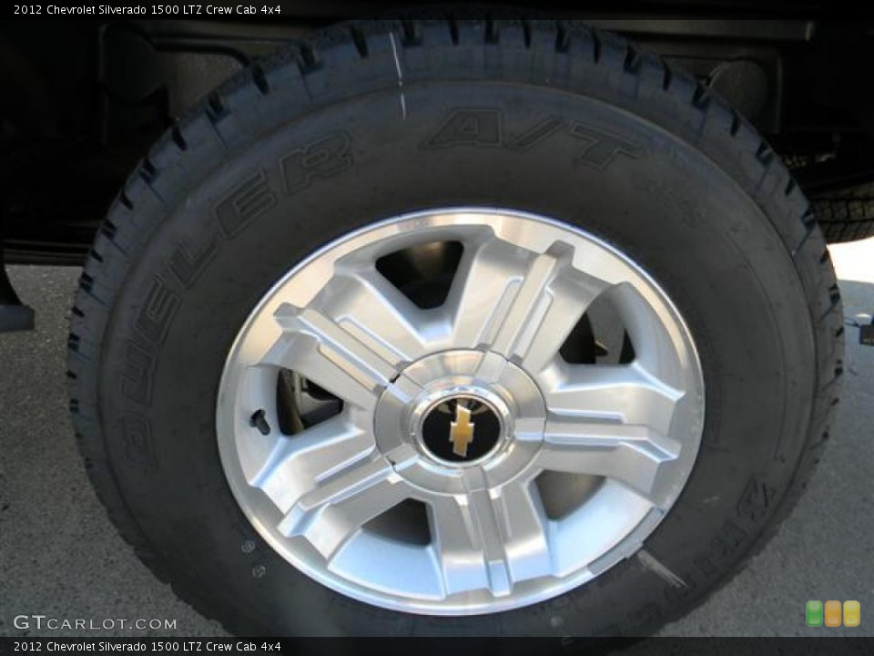 2012 Chevrolet Silverado 1500 LTZ Crew Cab 4x4 Wheel and Tire Photo #58066884