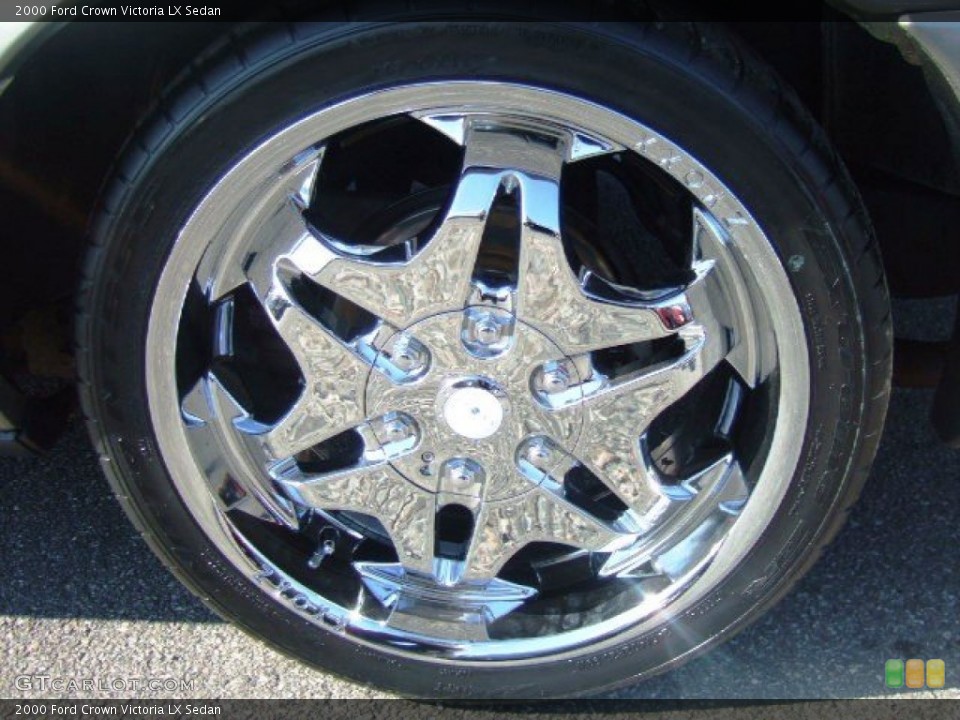 2000 Ford Crown Victoria Custom Wheel and Tire Photo #58072514