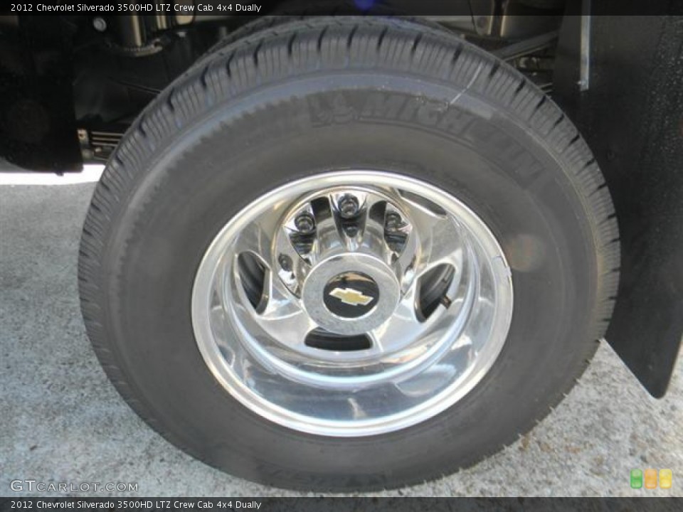 2012 Chevrolet Silverado 3500HD LTZ Crew Cab 4x4 Dually Wheel and Tire Photo #58073301