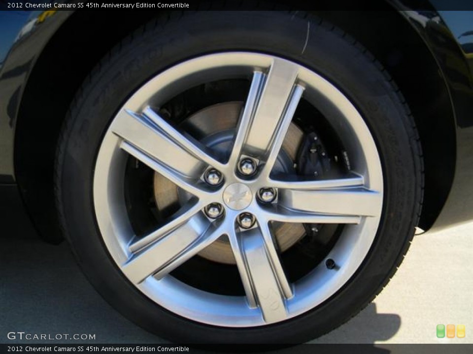 2012 Chevrolet Camaro SS 45th Anniversary Edition Convertible Wheel and Tire Photo #58074859
