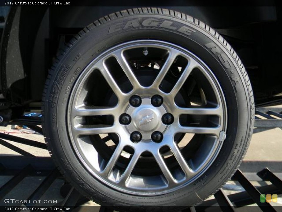2012 Chevrolet Colorado LT Crew Cab Wheel and Tire Photo #58075225
