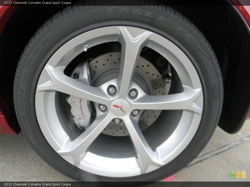 2012 Chevrolet Corvette Grand Sport Coupe Wheel and Tire Photo #58076468