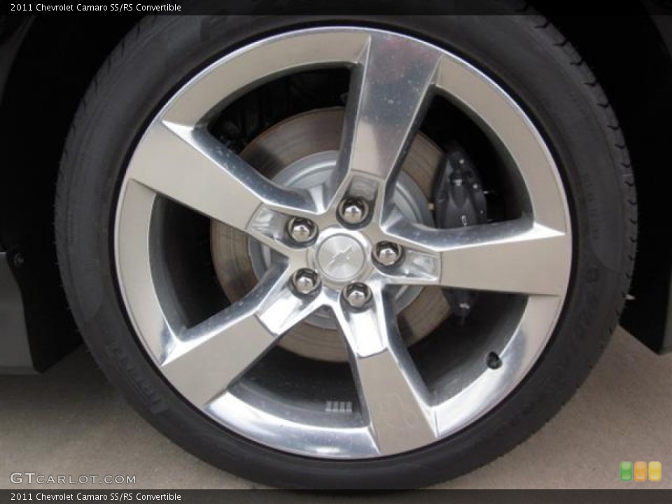2011 Chevrolet Camaro SS/RS Convertible Wheel and Tire Photo #58078785