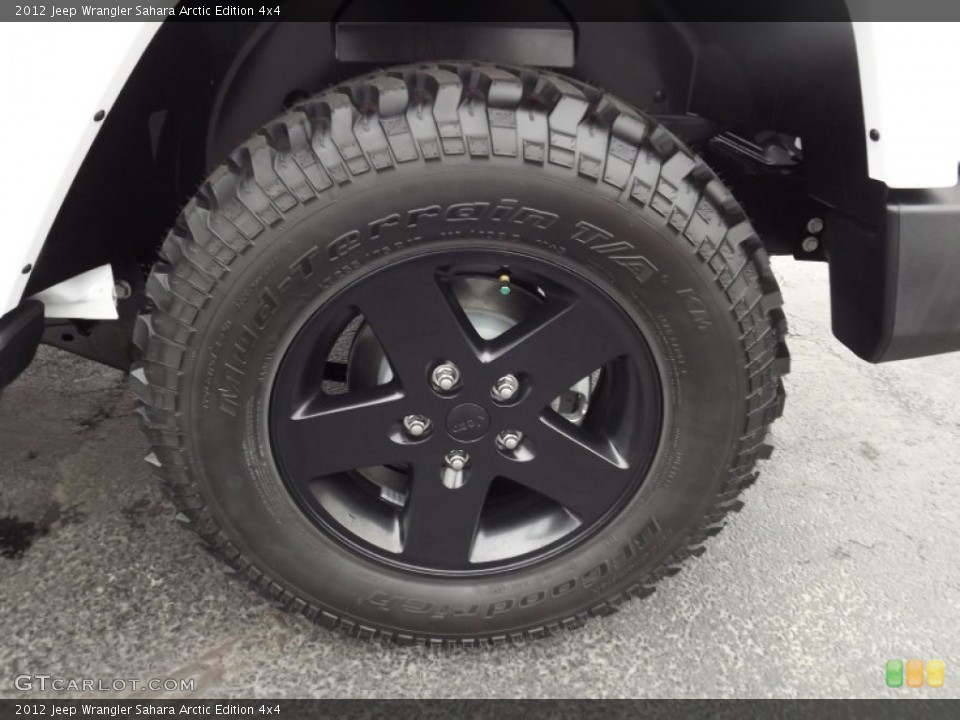 2012 Jeep Wrangler Sahara Arctic Edition 4x4 Wheel and Tire Photo #58079455