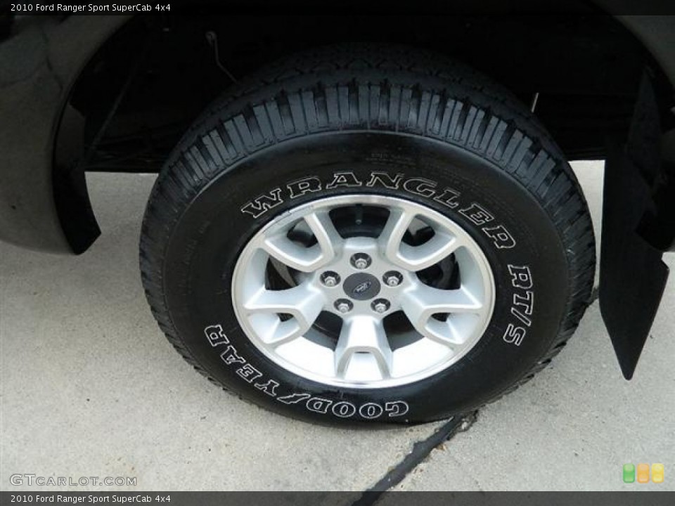2010 Ford Ranger Sport SuperCab 4x4 Wheel and Tire Photo #58080444