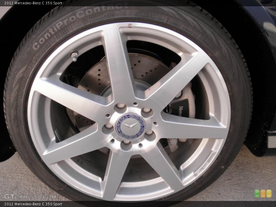 2012 Mercedes-Benz C 350 Sport Wheel and Tire Photo #58081168