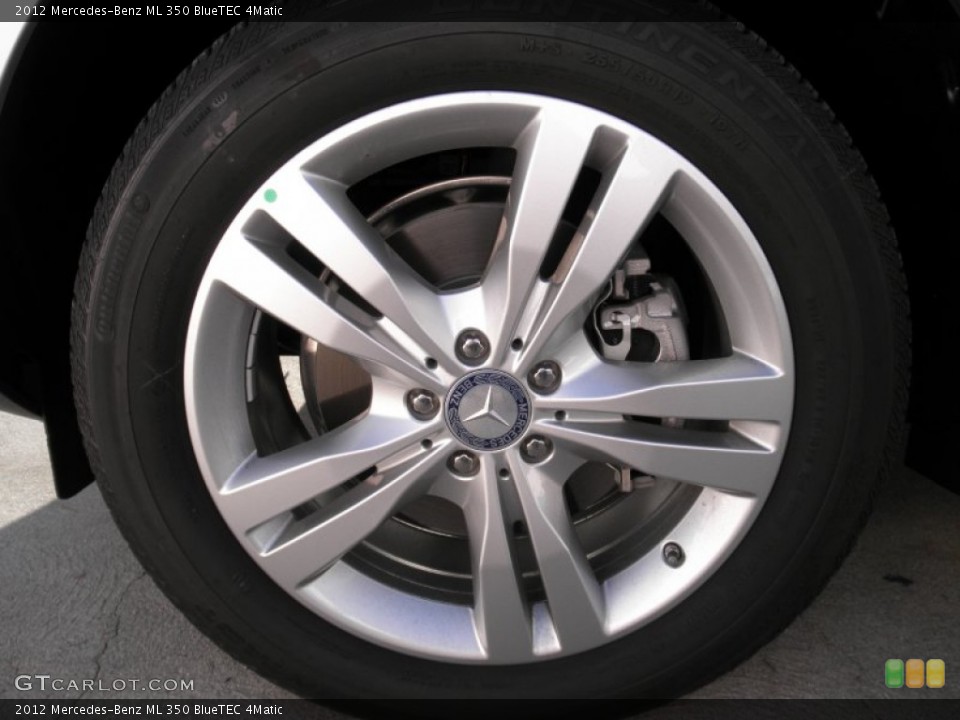 2012 Mercedes-Benz ML 350 BlueTEC 4Matic Wheel and Tire Photo #58082318