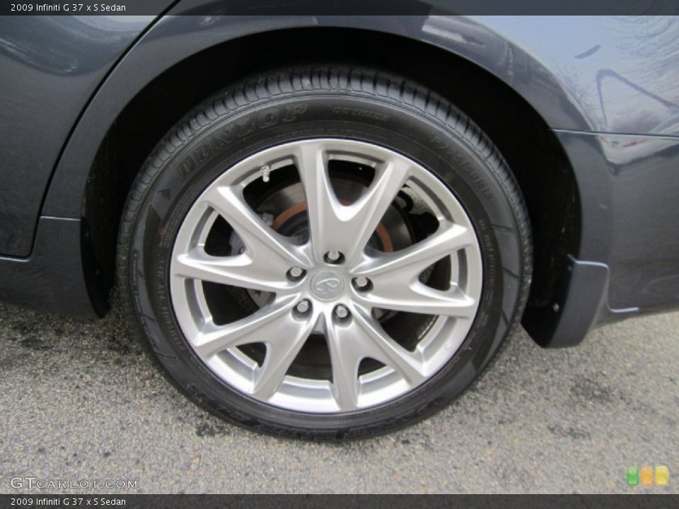 2009 Infiniti G 37 x S Sedan Wheel and Tire Photo #58083588