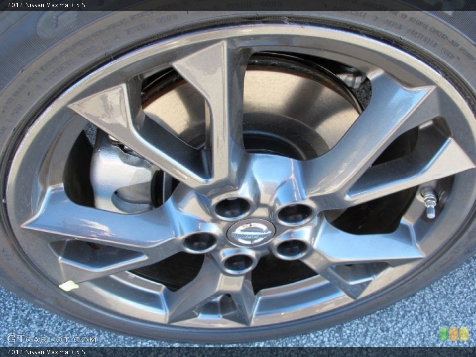 2012 Nissan Maxima 3.5 S Wheel and Tire Photo #58087612