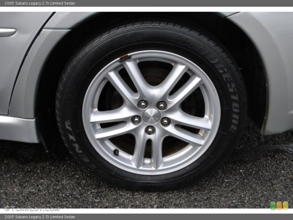 2005 Subaru Legacy 2.5i Limited Sedan Wheel and Tire Photo #58098683
