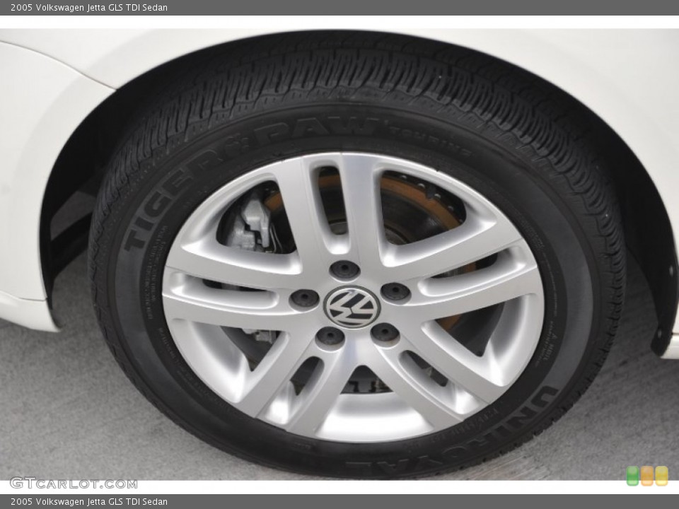 2005 Volkswagen Jetta GLS TDI Sedan Wheel and Tire Photo #58108277