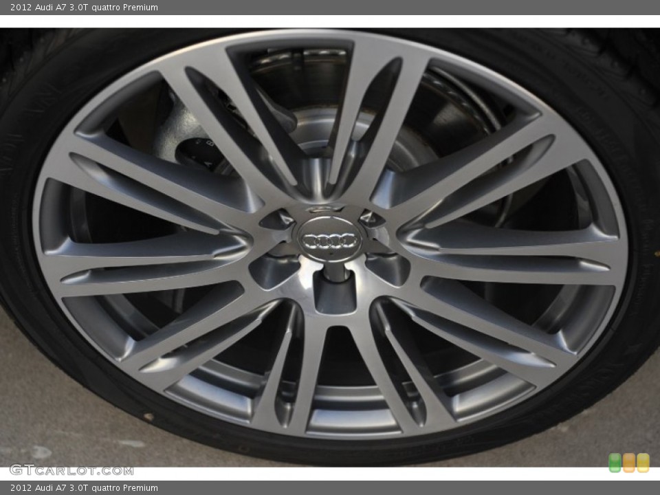 2012 Audi A7 3.0T quattro Premium Wheel and Tire Photo #58112525