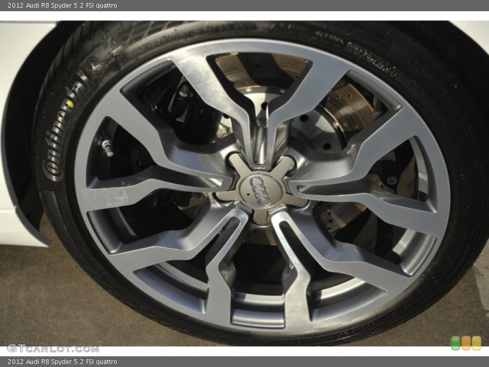 2012 Audi R8 Spyder 5.2 FSI quattro Wheel and Tire Photo #58113209