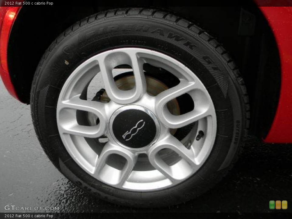 2012 Fiat 500 c cabrio Pop Wheel and Tire Photo #58115375