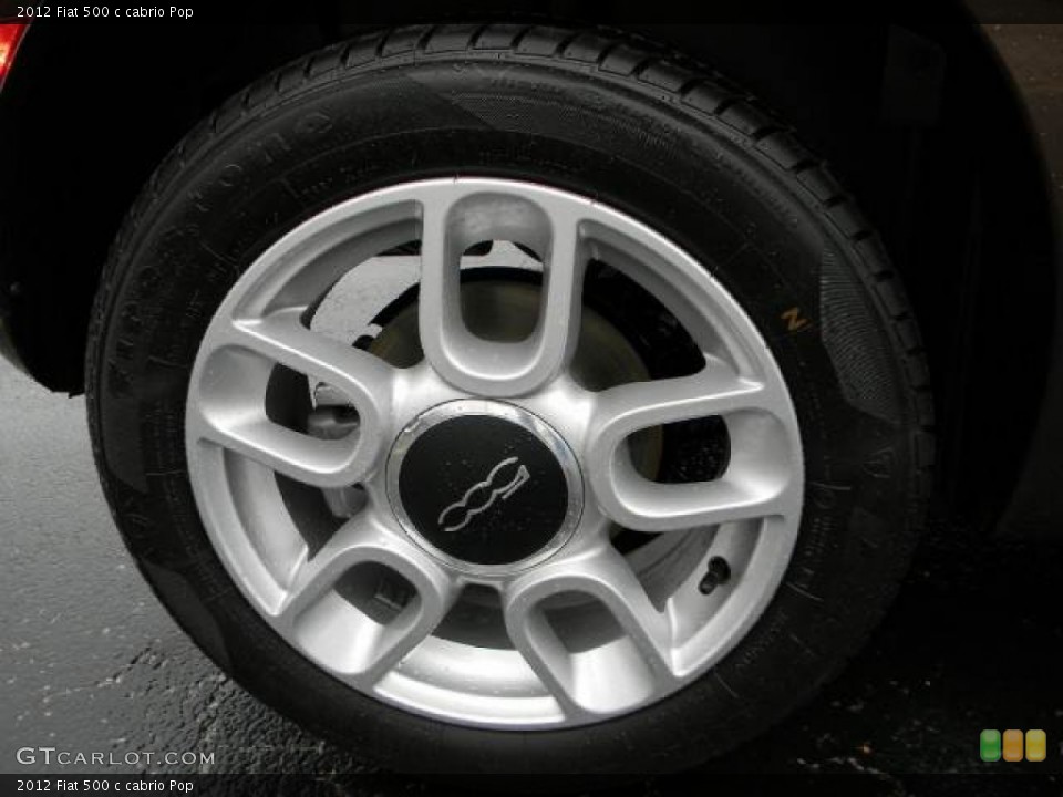 2012 Fiat 500 c cabrio Pop Wheel and Tire Photo #58115612