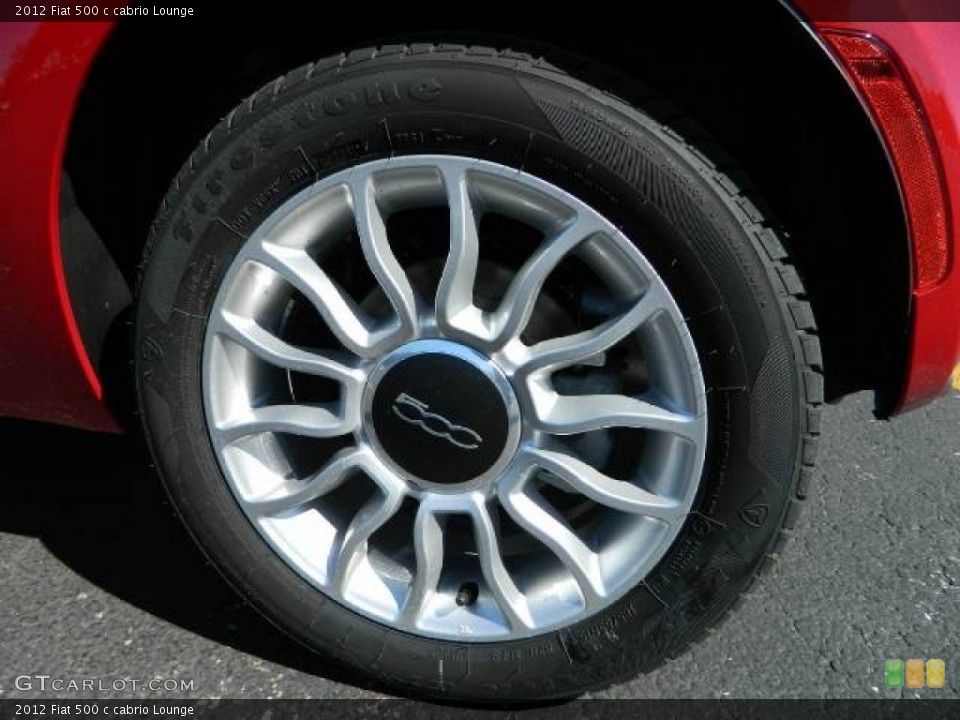 2012 Fiat 500 c cabrio Lounge Wheel and Tire Photo #58118243