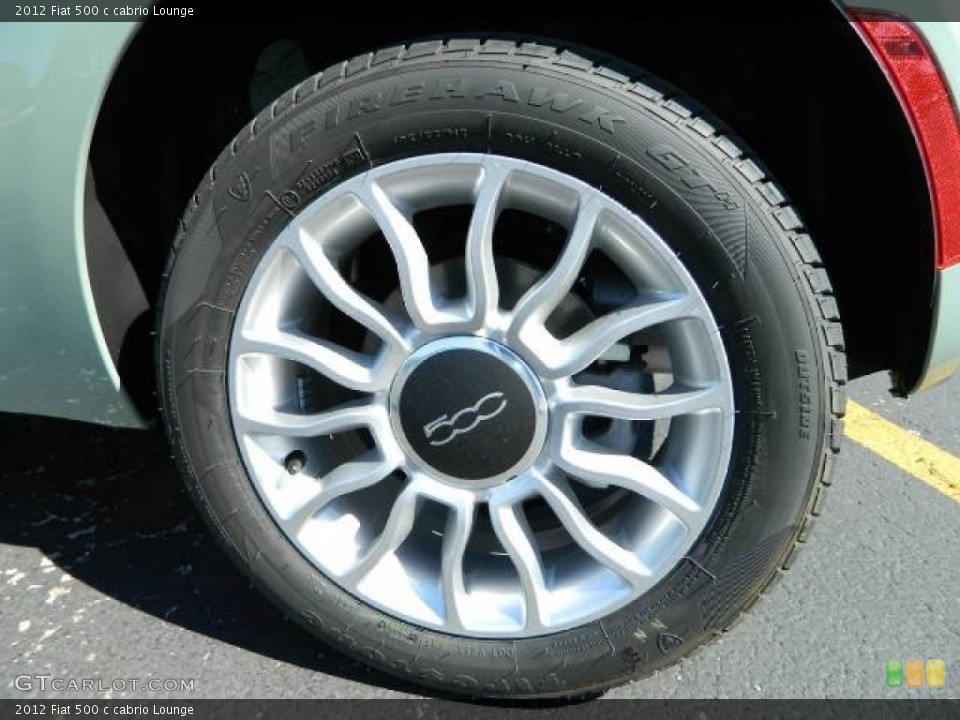 2012 Fiat 500 c cabrio Lounge Wheel and Tire Photo #58118423