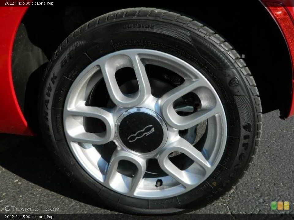 2012 Fiat 500 c cabrio Pop Wheel and Tire Photo #58118612