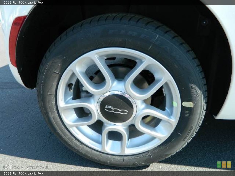 2012 Fiat 500 c cabrio Pop Wheel and Tire Photo #58118660