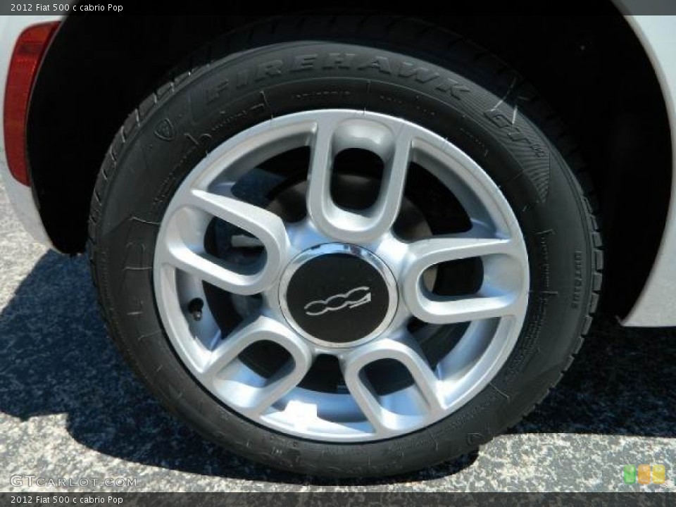 2012 Fiat 500 c cabrio Pop Wheel and Tire Photo #58118819