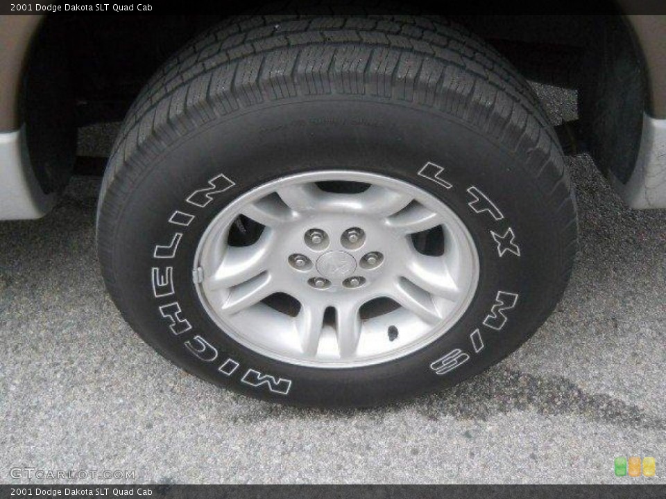 2001 Dodge Dakota SLT Quad Cab Wheel and Tire Photo #58119467
