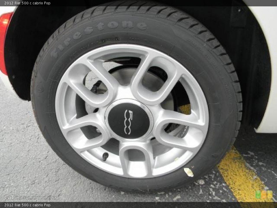 2012 Fiat 500 c cabrio Pop Wheel and Tire Photo #58120496