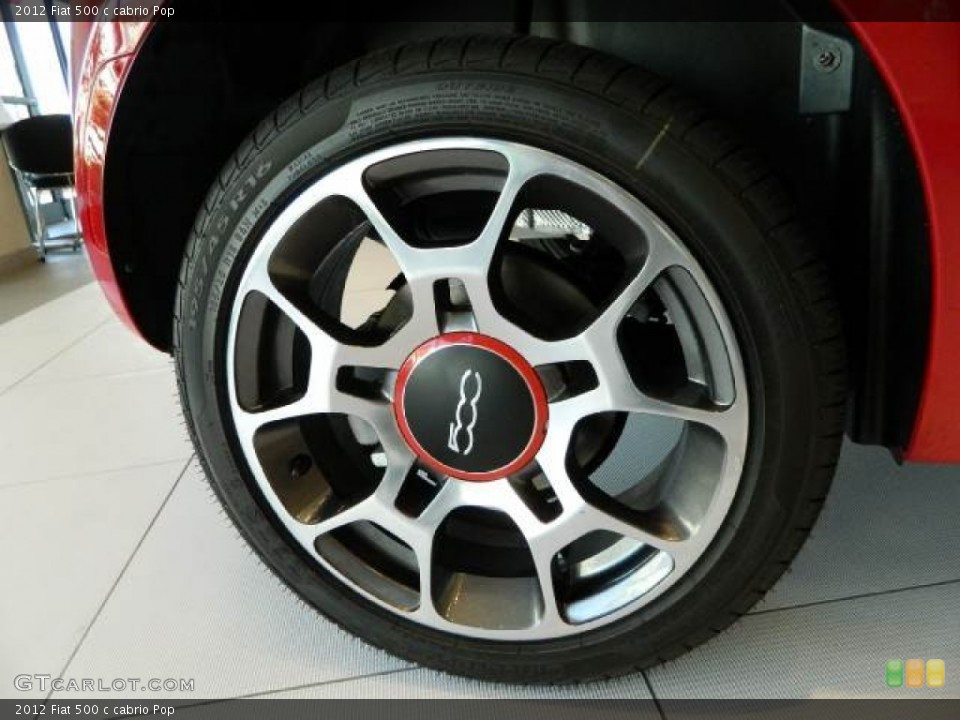 2012 Fiat 500 c cabrio Pop Wheel and Tire Photo #58123082