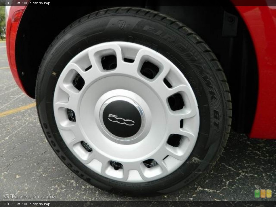 2012 Fiat 500 c cabrio Pop Wheel and Tire Photo #58123172