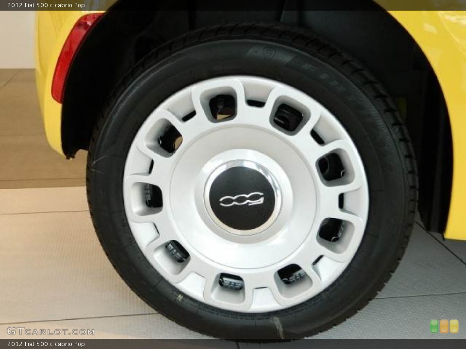 2012 Fiat 500 c cabrio Pop Wheel and Tire Photo #58123532