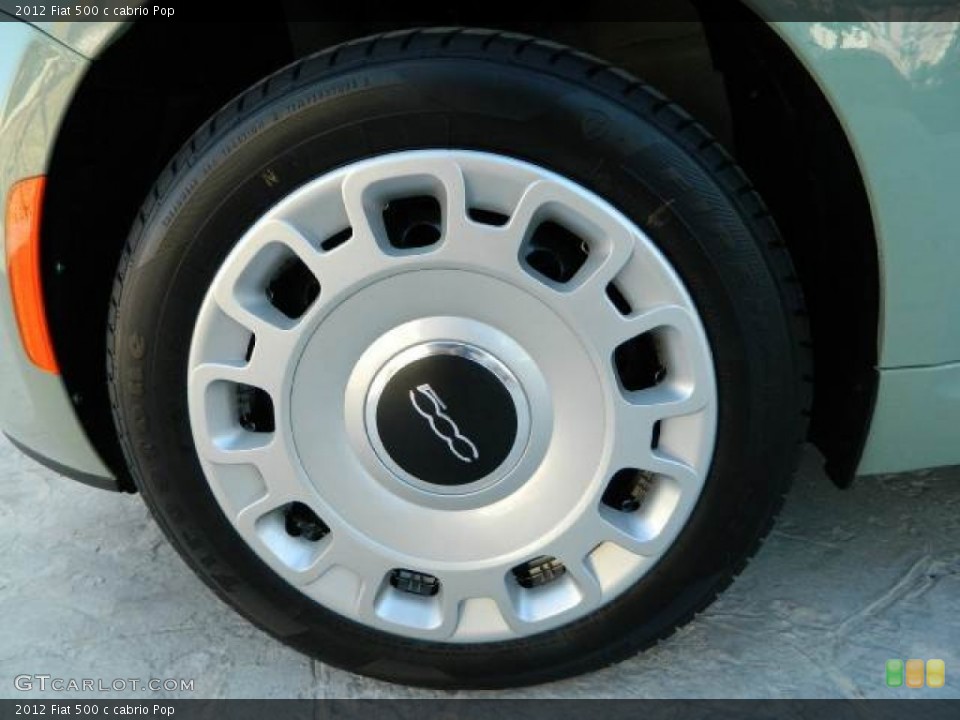 2012 Fiat 500 c cabrio Pop Wheel and Tire Photo #58123586