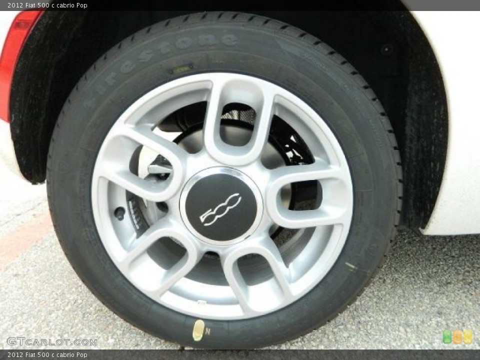 2012 Fiat 500 c cabrio Pop Wheel and Tire Photo #58123853