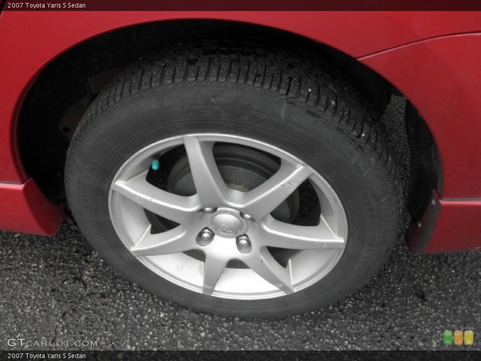 2007 Toyota Yaris S Sedan Wheel and Tire Photo #58123868