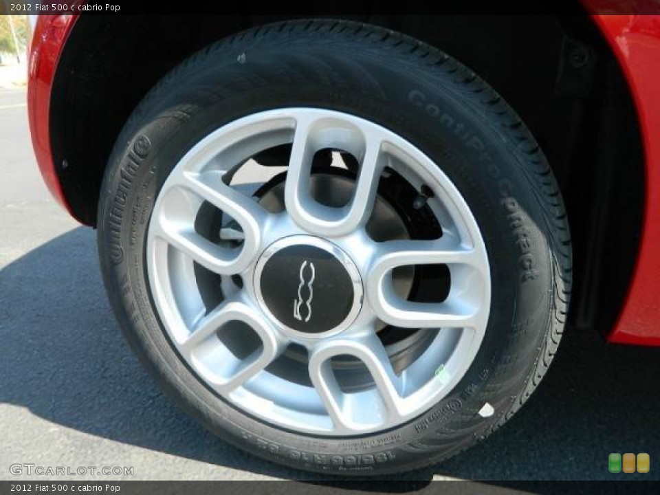 2012 Fiat 500 c cabrio Pop Wheel and Tire Photo #58126538