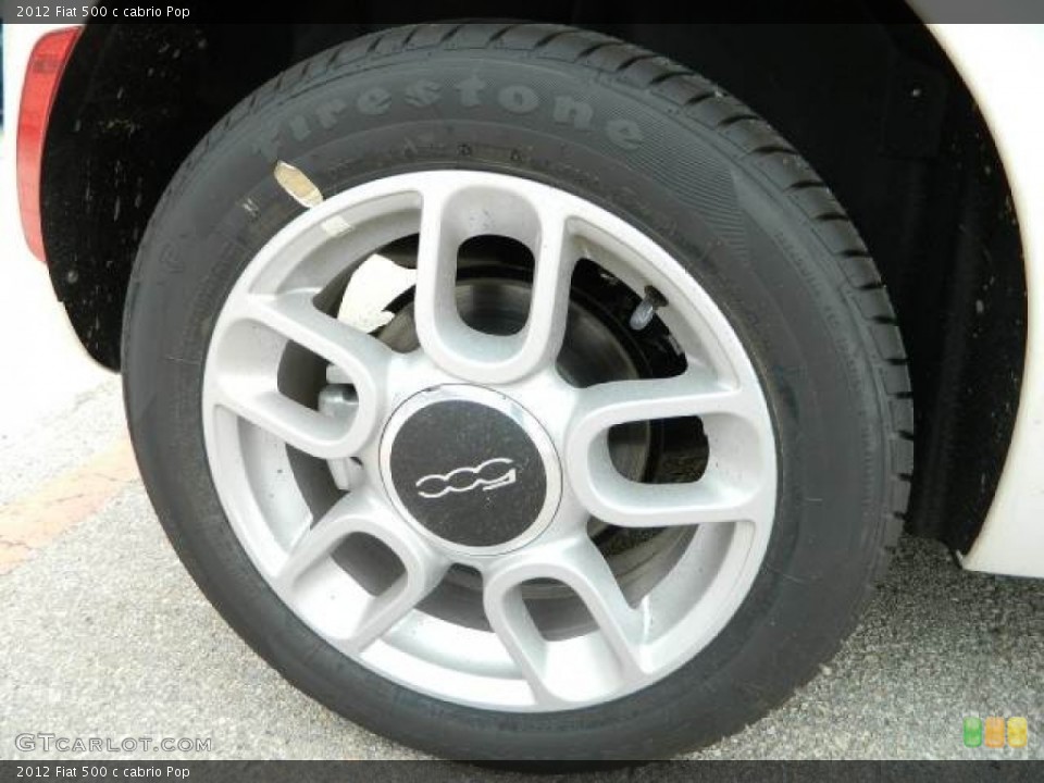 2012 Fiat 500 c cabrio Pop Wheel and Tire Photo #58127096