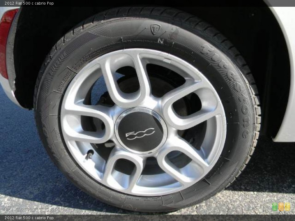 2012 Fiat 500 c cabrio Pop Wheel and Tire Photo #58127290