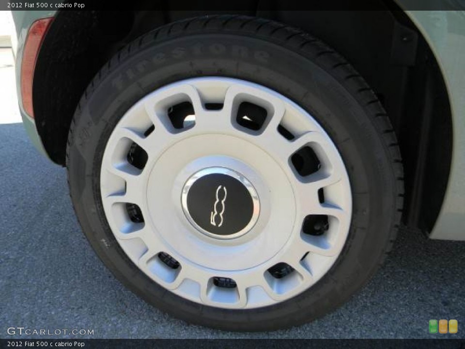 2012 Fiat 500 c cabrio Pop Wheel and Tire Photo #58127396