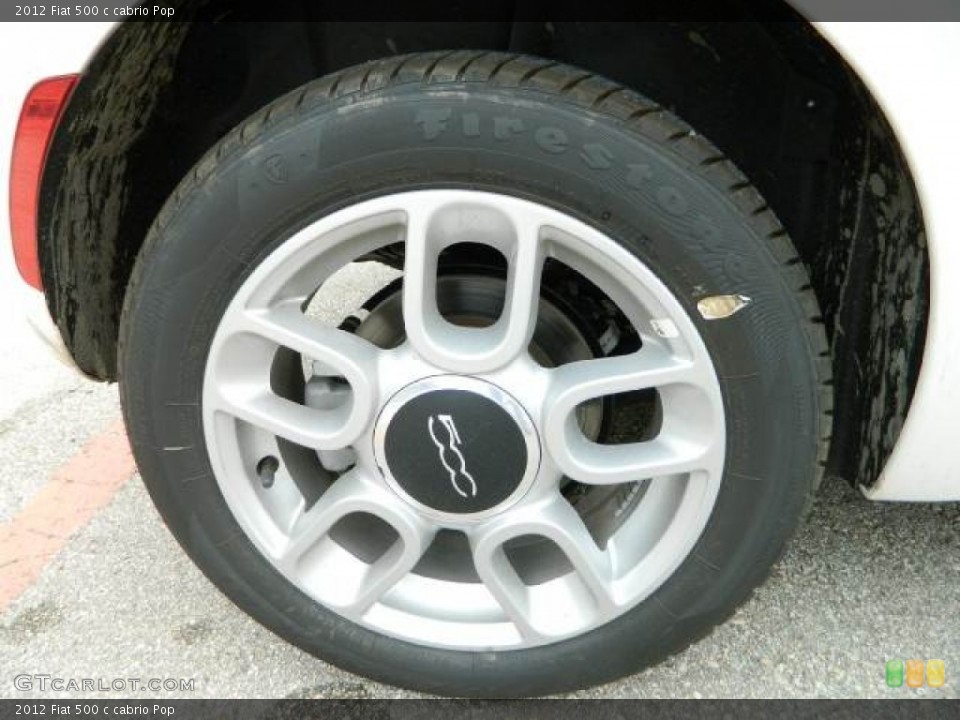 2012 Fiat 500 c cabrio Pop Wheel and Tire Photo #58127639