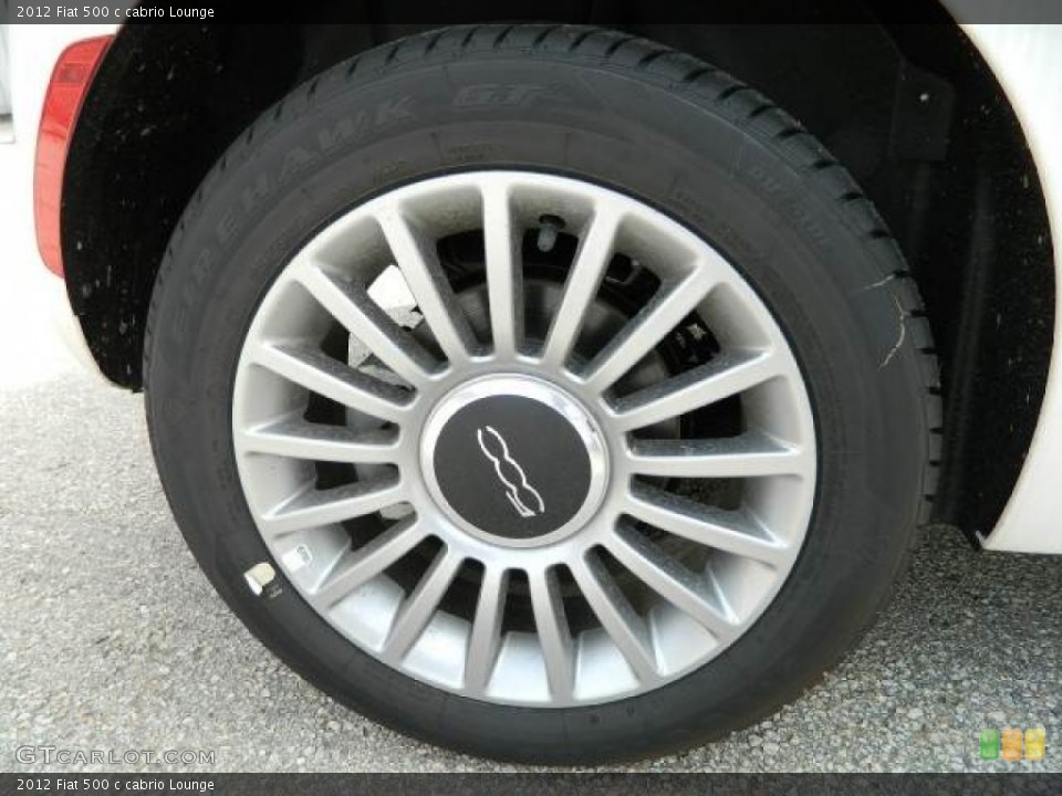 2012 Fiat 500 c cabrio Lounge Wheel and Tire Photo #58129883