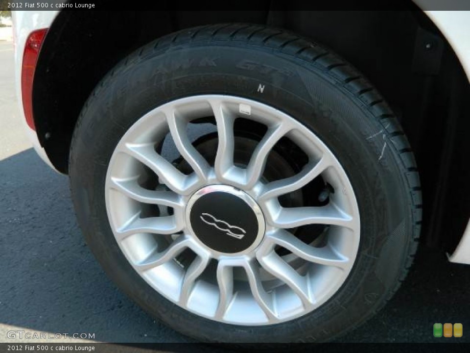 2012 Fiat 500 c cabrio Lounge Wheel and Tire Photo #58130051