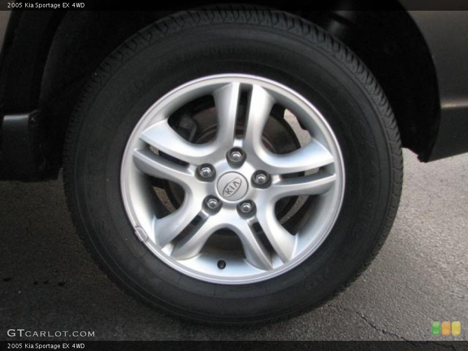 2005 Kia Sportage EX 4WD Wheel and Tire Photo #58130324