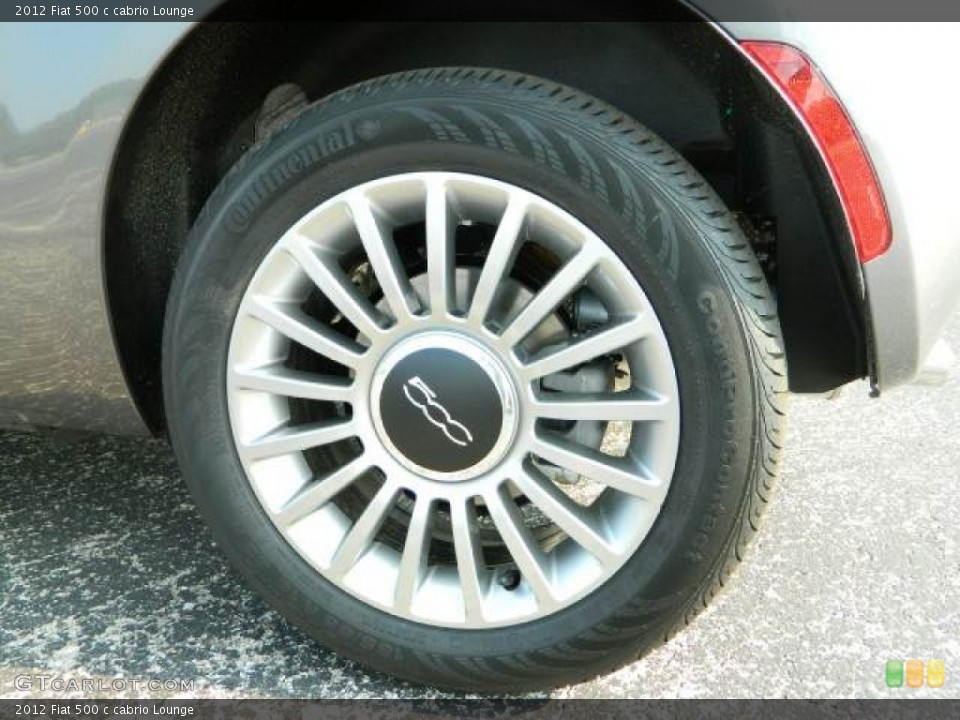 2012 Fiat 500 c cabrio Lounge Wheel and Tire Photo #58132418