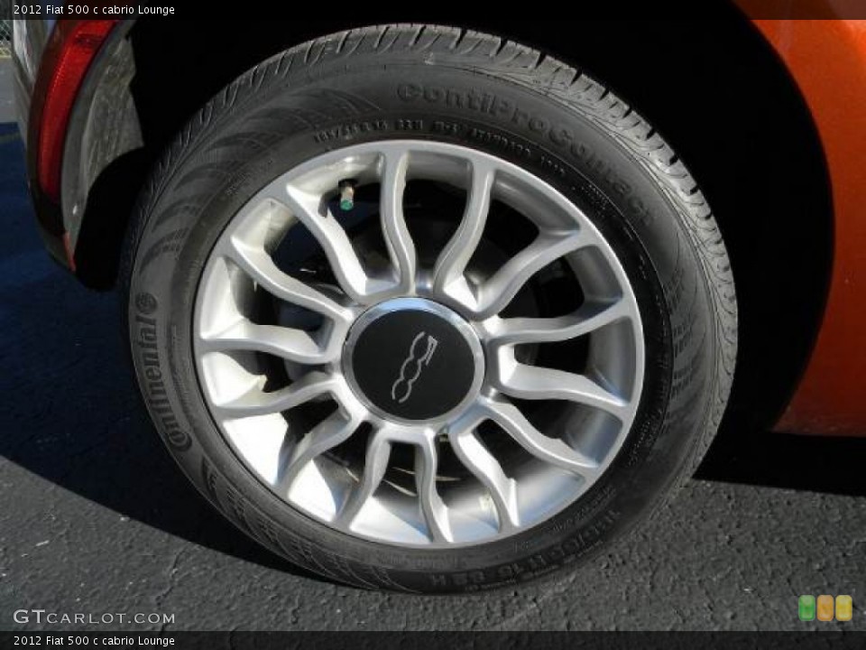 2012 Fiat 500 c cabrio Lounge Wheel and Tire Photo #58132481