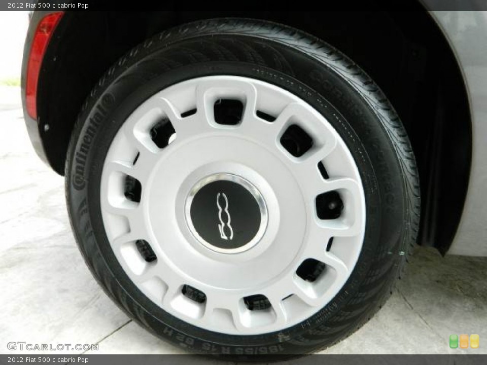 2012 Fiat 500 c cabrio Pop Wheel and Tire Photo #58132655