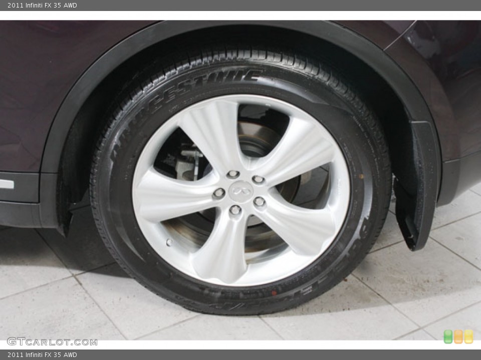 2011 Infiniti FX 35 AWD Wheel and Tire Photo #58134308