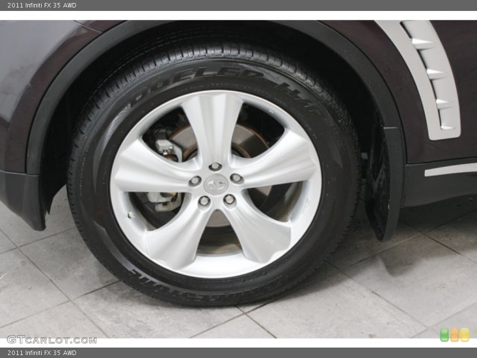 2011 Infiniti FX 35 AWD Wheel and Tire Photo #58134320