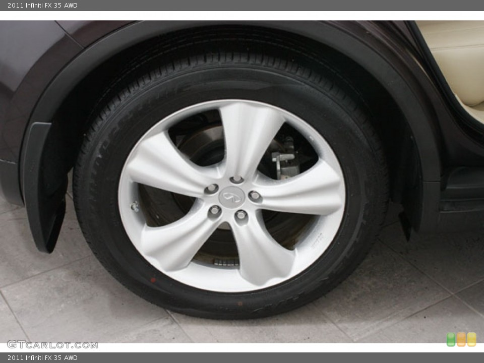 2011 Infiniti FX 35 AWD Wheel and Tire Photo #58134337